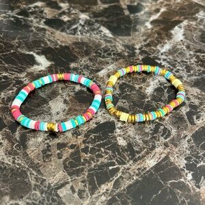 Colorful  Beaded Bracelets Set